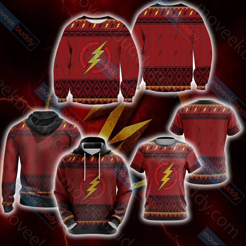 The Flash Knitting Style Unisex 3D Sweater