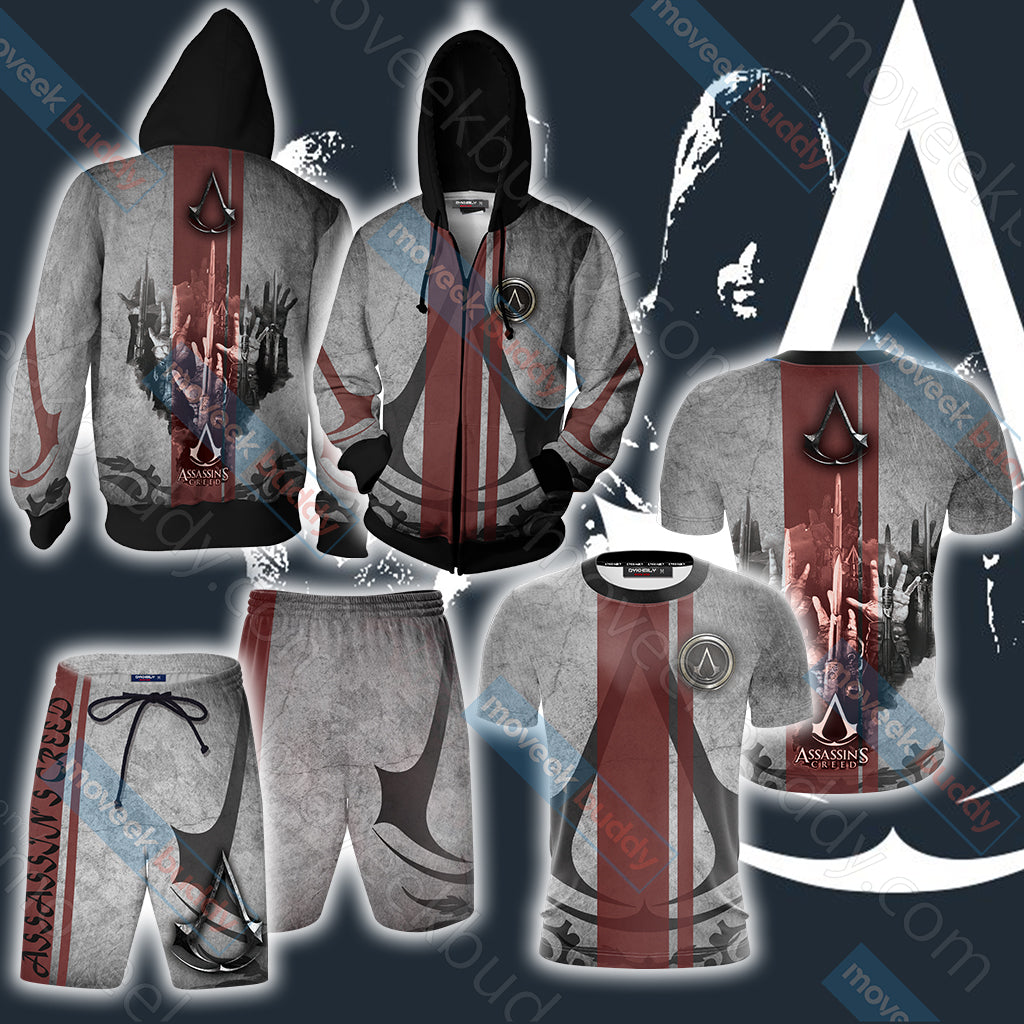 Assassin's Creed Unisex 3D Beach Shorts