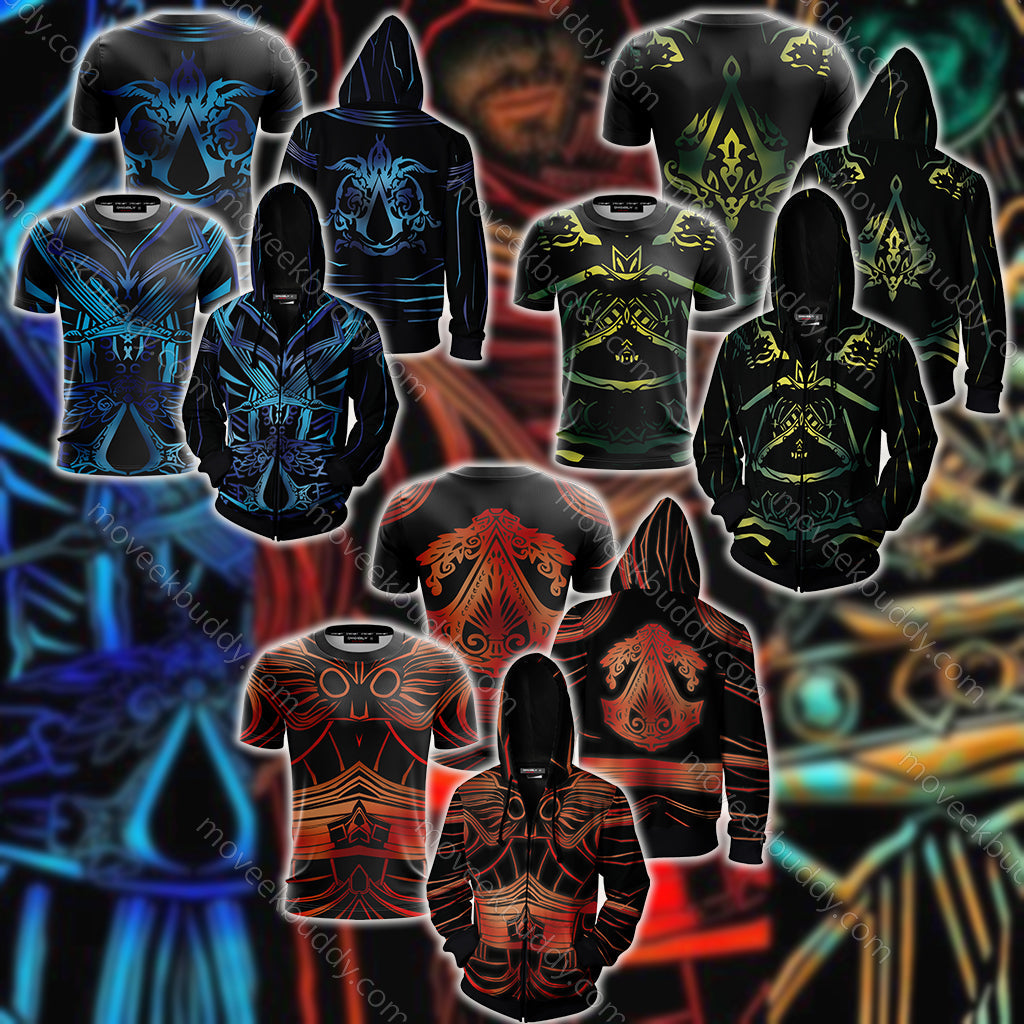 Assassin's Creed: Revelations Ezio Auditore Cosplay 3D T-shirt