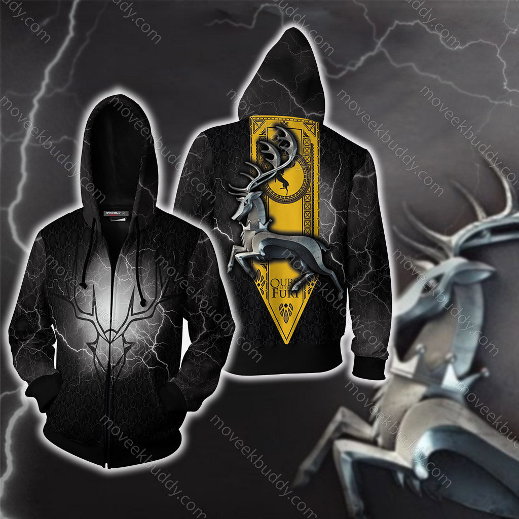 House Baratheon Game Of Thrones New Look Zip Up Hoodie XS