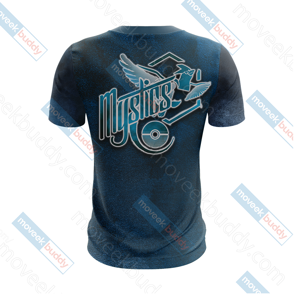 Pokemon Go - House Mystic Observe dapt Evolve New Unisex 3D T-shirt