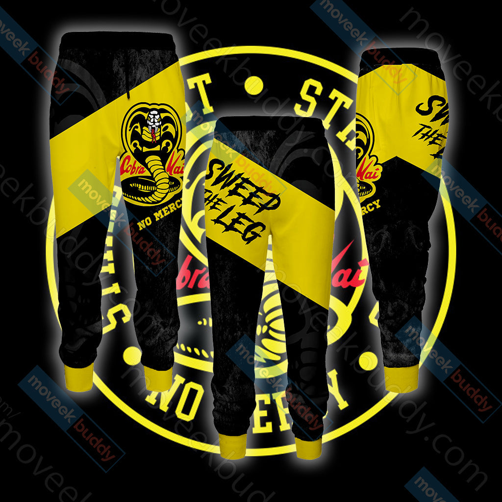 The Karate Kid Cobra Kai Unisex 3D T-shirt Joggers S