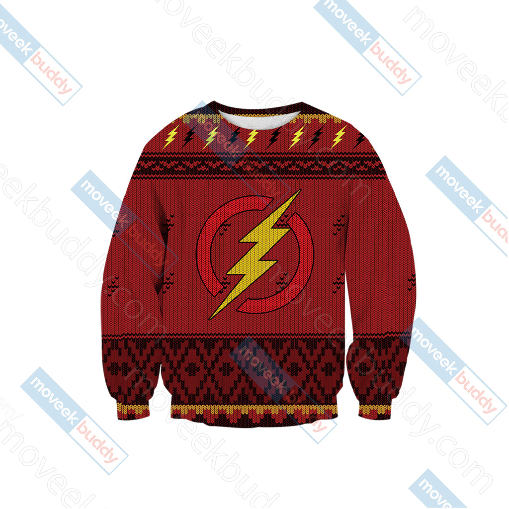 The Flash Knitting Style Unisex 3D Sweater