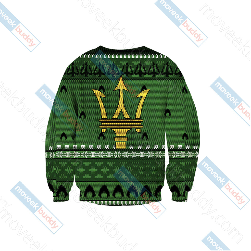 Aquaman Knitting Style 3D Sweater