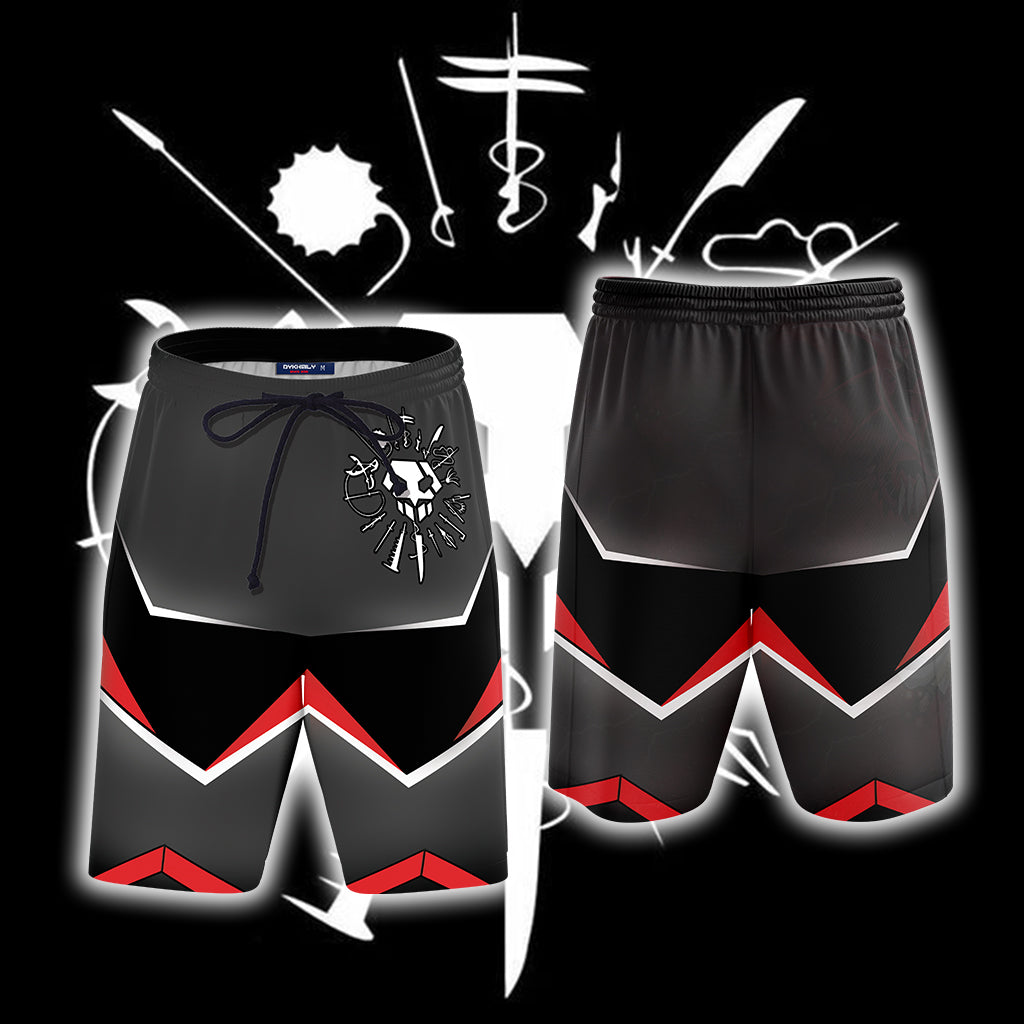 Bleach Division Symbol 3D Beach Shorts S