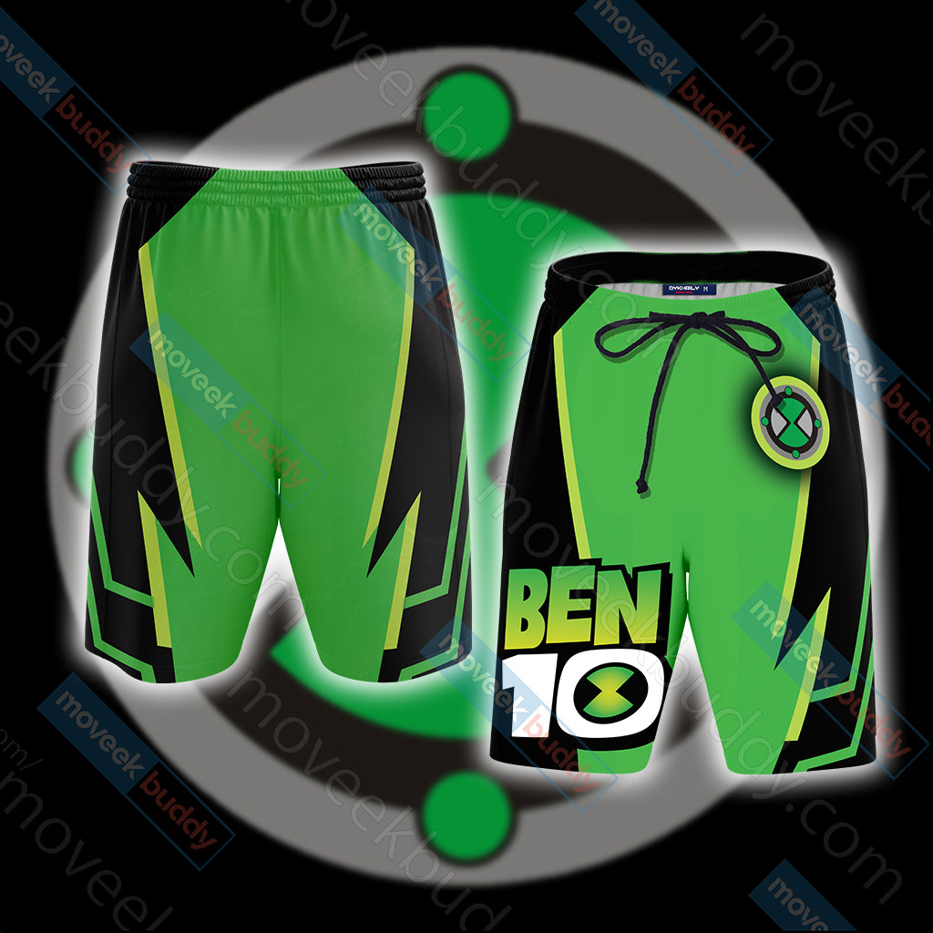 Ben 10 Unisex Beach Shorts S