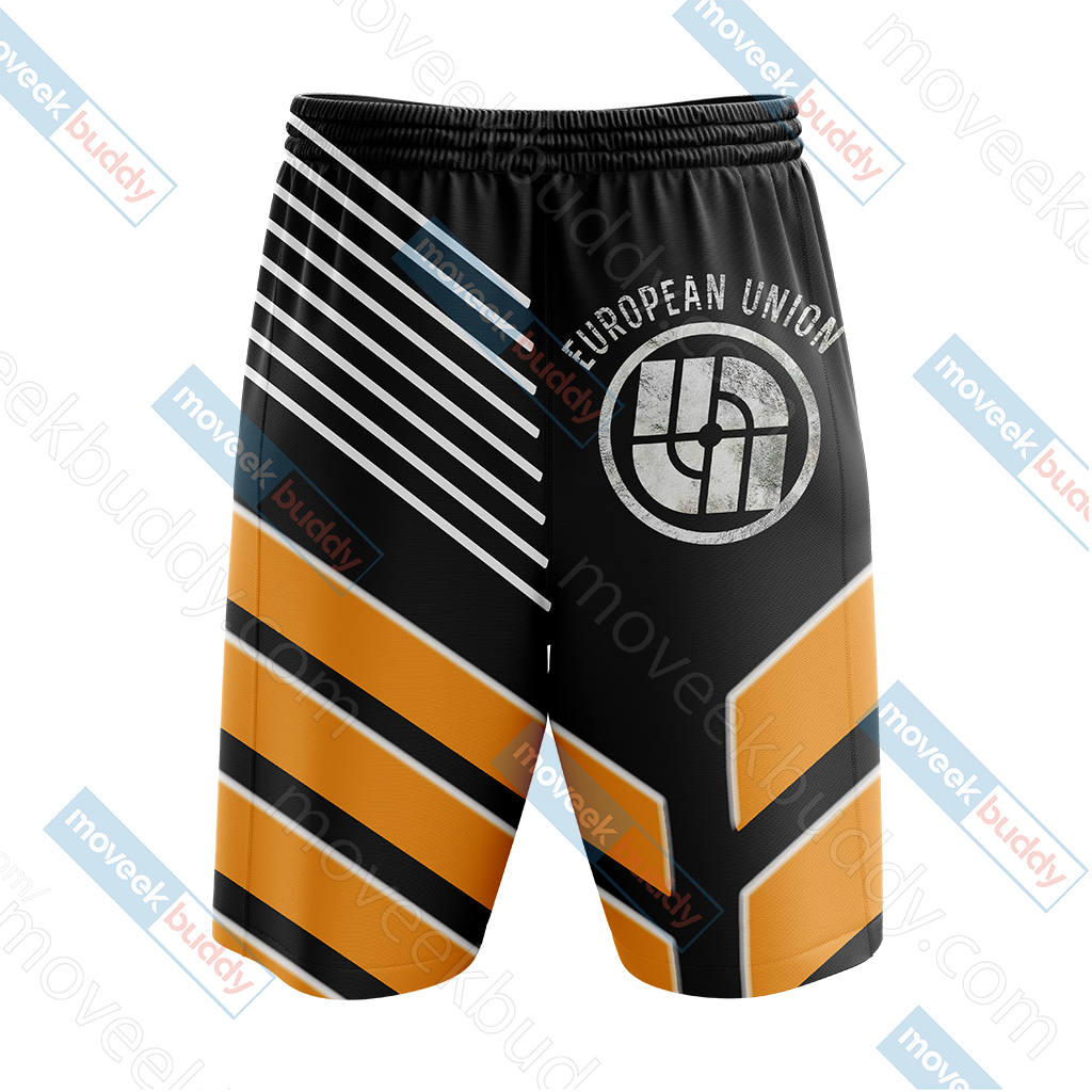 Battlefield 2142 European Union Beach Shorts