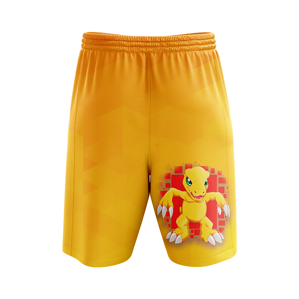 Digimon - Greymon Unisex Beach Shorts