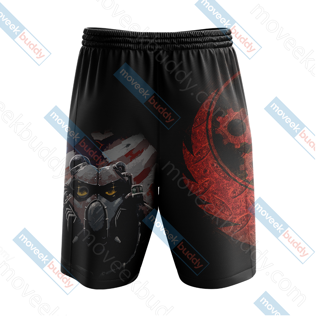 Fallout Brotherhood Of Steel New Unisex Beach Shorts