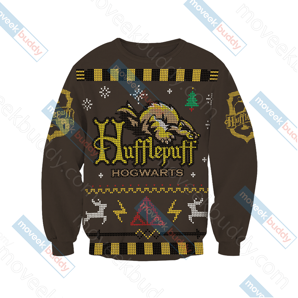 Harry Potter Loyal Like A Hufflepuff Winter Style Unisex 3D T-shirt