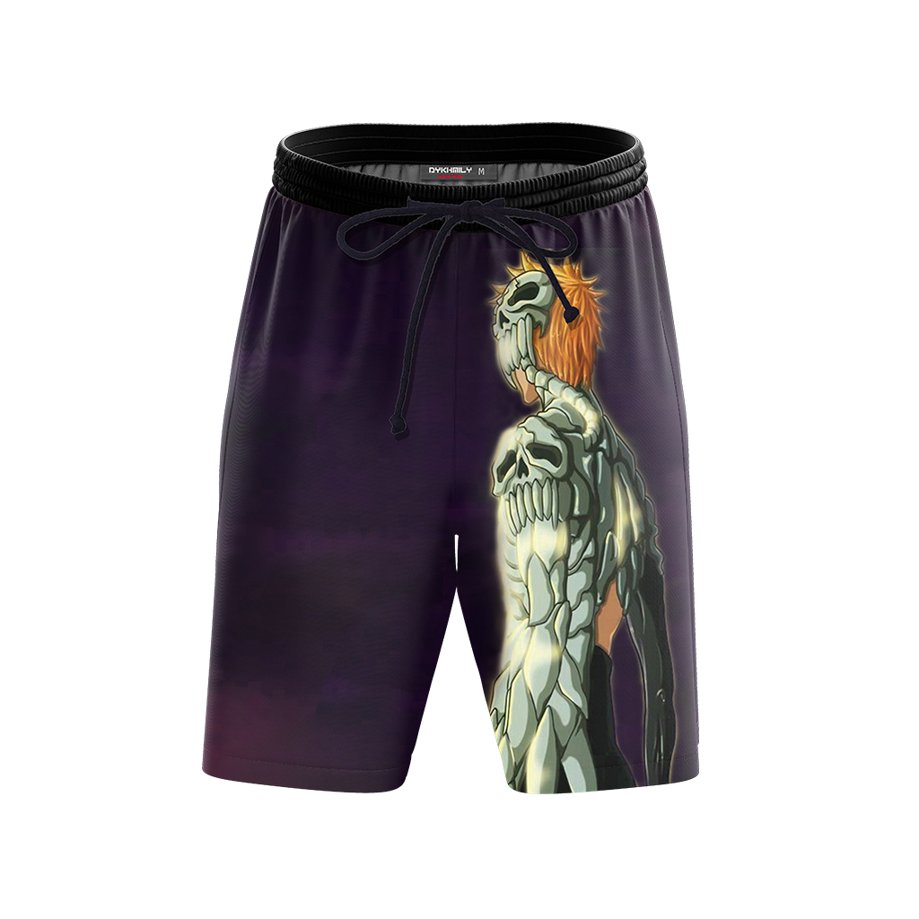 Bleach Ichigo Skull-Clad Form Beach Shorts