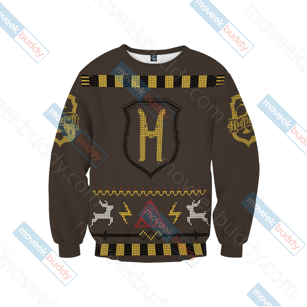 Harry Potter Loyal Like A Hufflepuff Winter Style Unisex 3D T-shirt