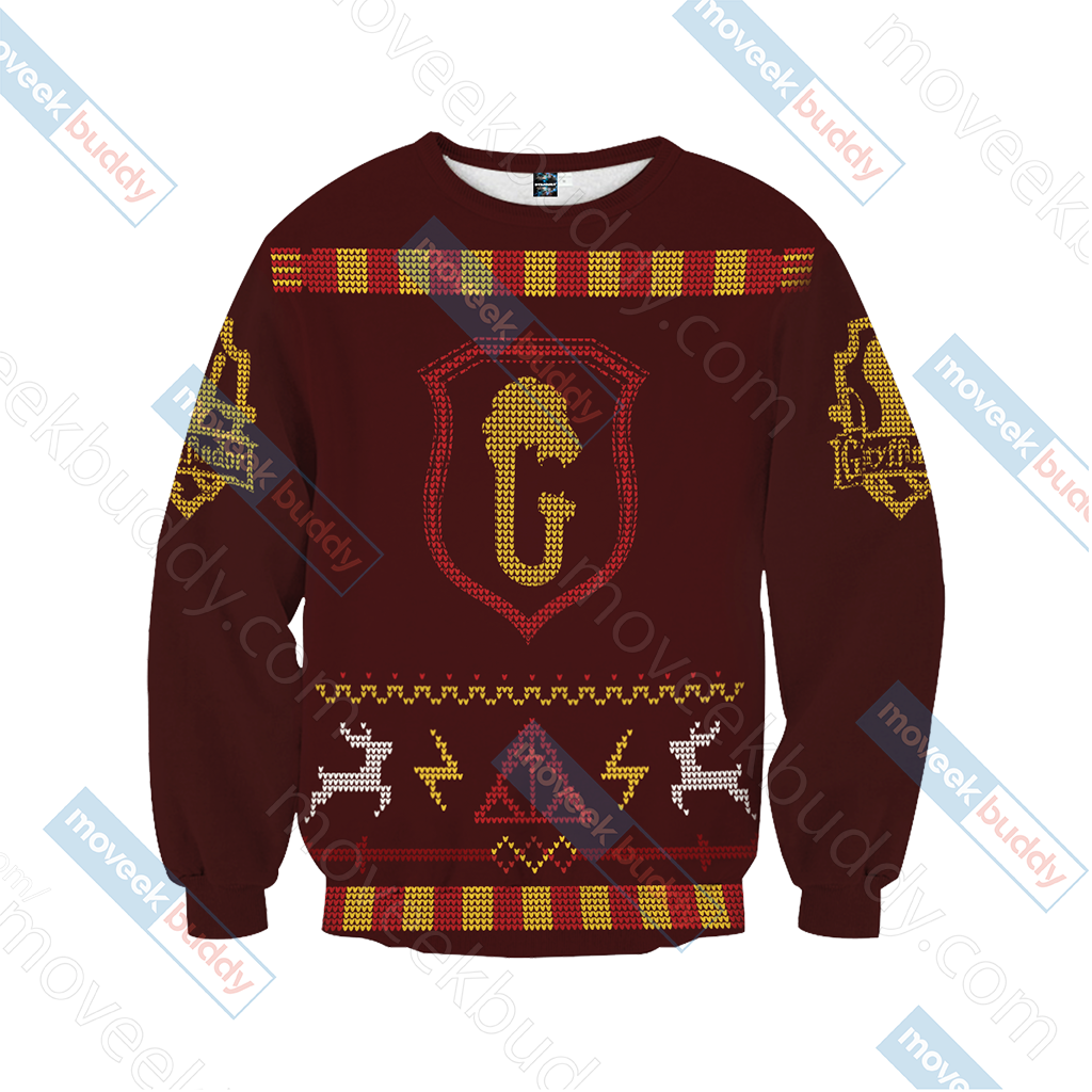 Harry Potter - Brave Like A Gryffindor Winter Style Unisex 3D T-shirt
