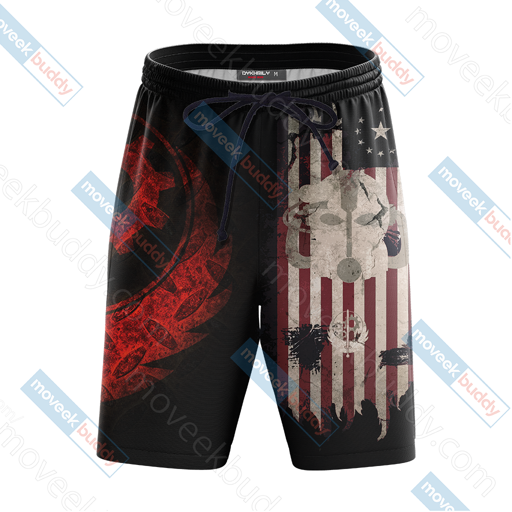 Fallout Brotherhood Of Steel New Unisex Beach Shorts