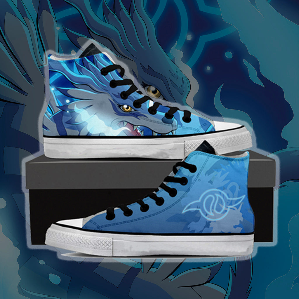 Digimon Garurumon 3D High Top Shoes SIZE 29