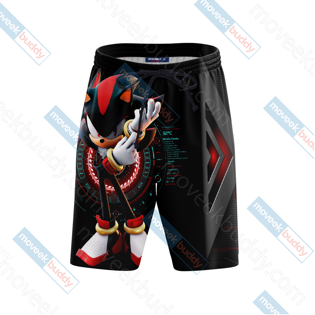 Dr.Eggman Sonic 3D Beach Shorts