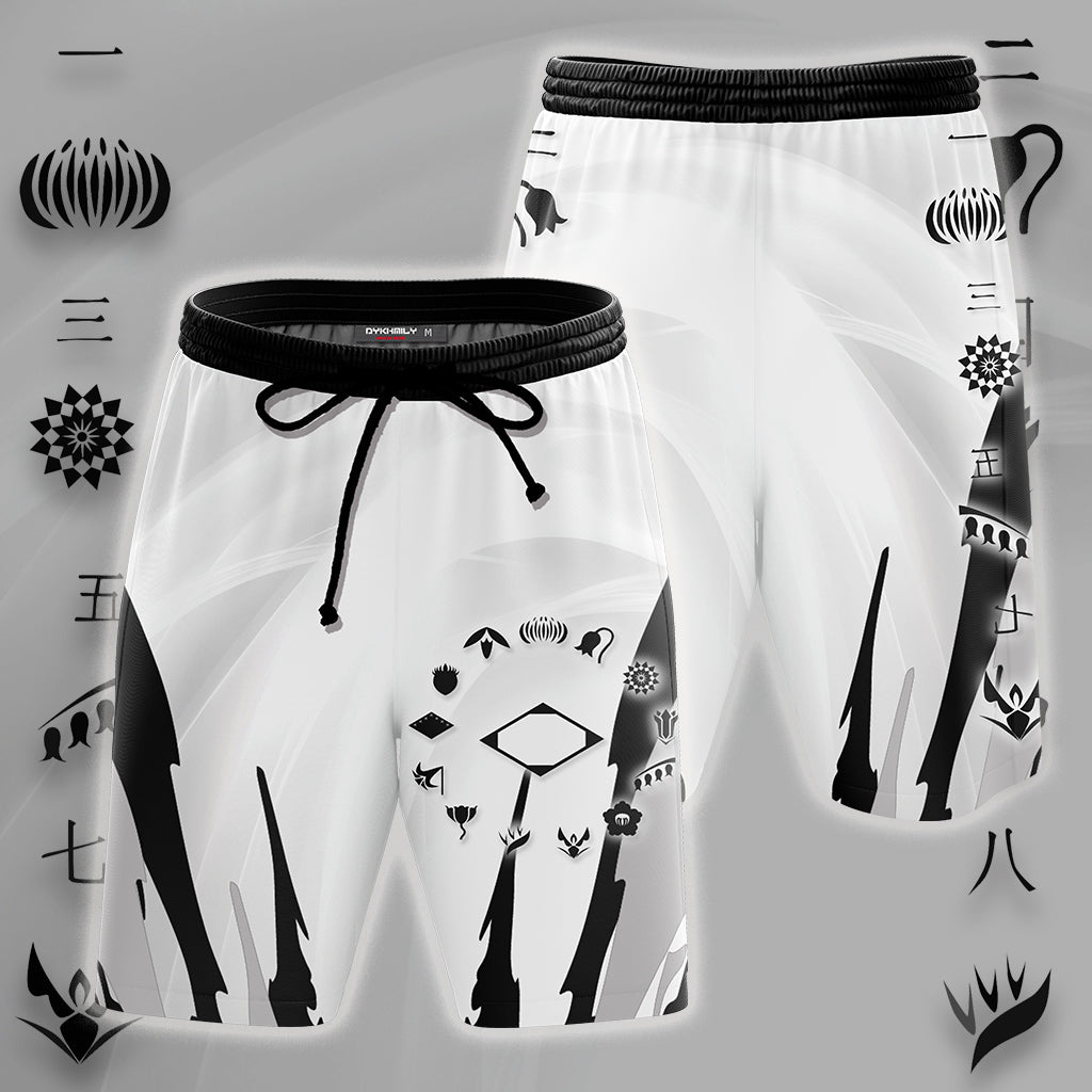 Bleach Division Symbol Unisex 3D Beach Shorts S