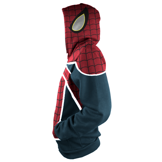 PS4 Spider-UK Cosplay New Look Zip Up Hoodie Jacket