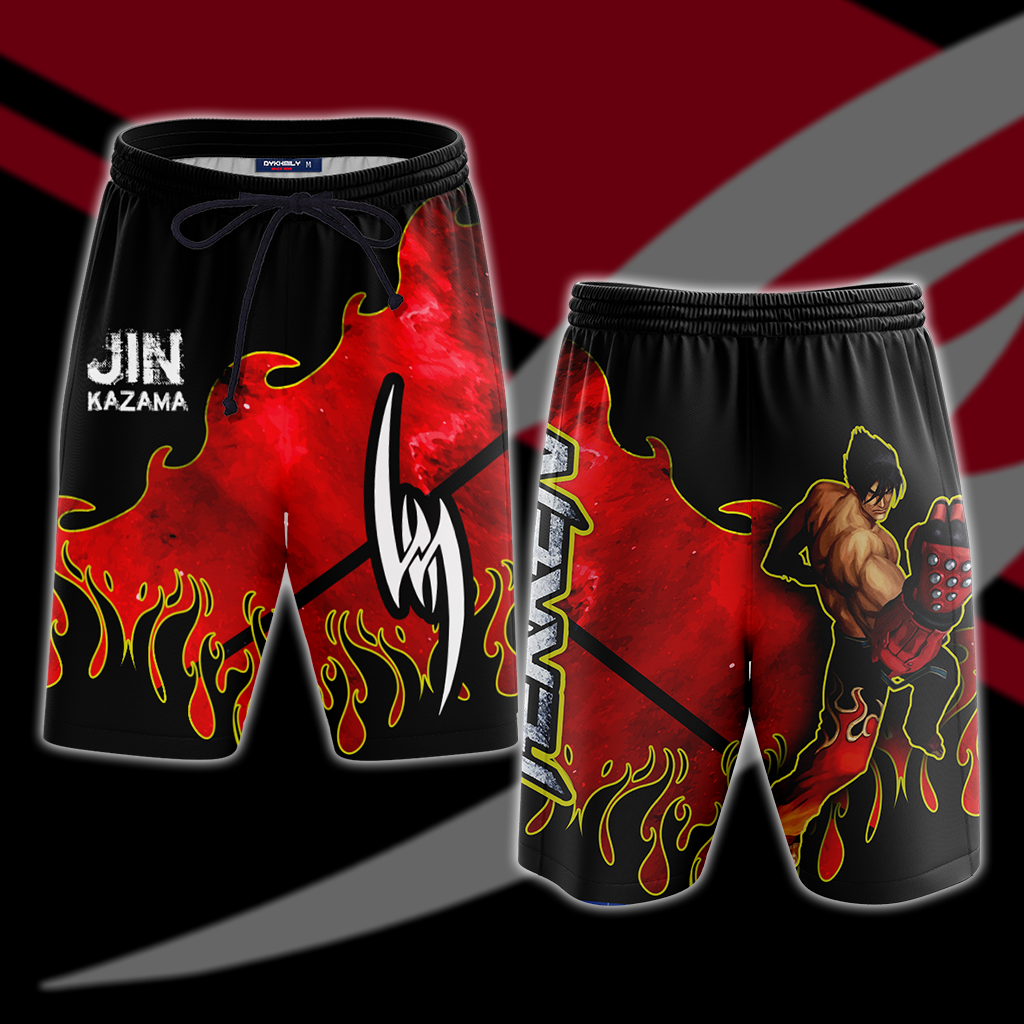 Tekken - Jin Kazama New Beach Shorts S