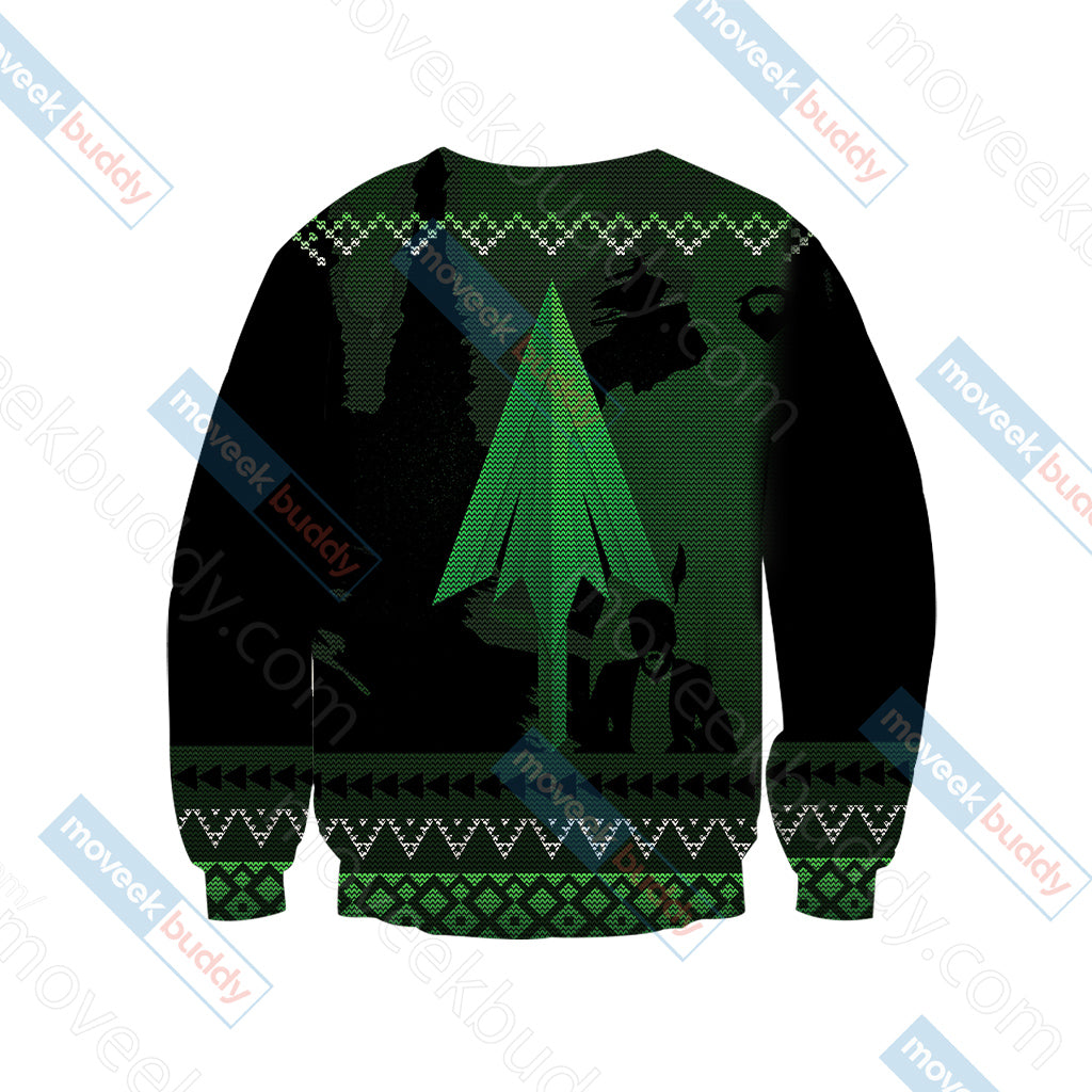 Arrow Knitting Style Unisex 3D Sweater