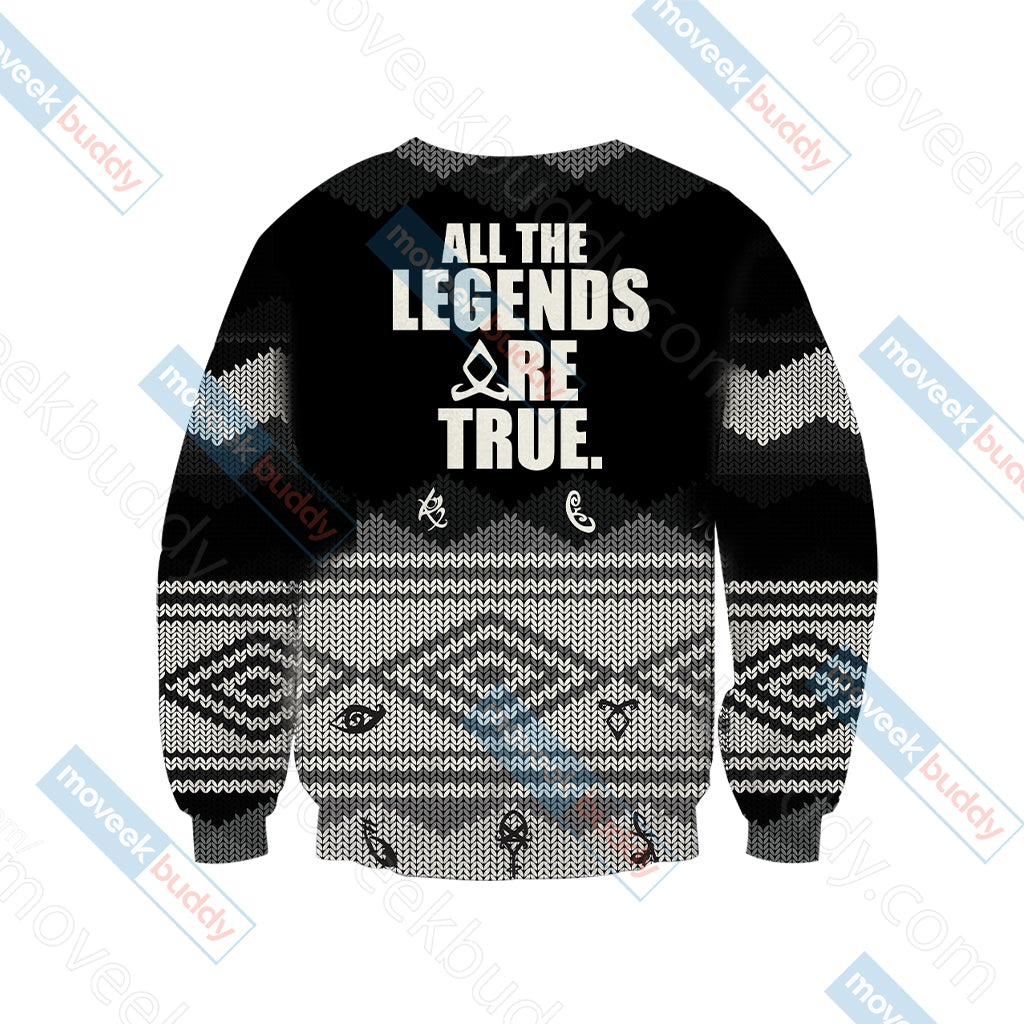 Shadowhunters All Legend Are True Unisex 3D Sweater