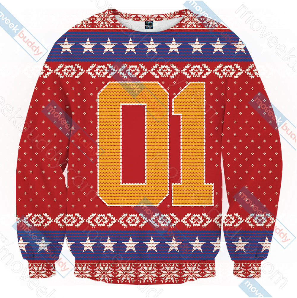 The Dukes Of Hazzard General Lee 3D Sweater