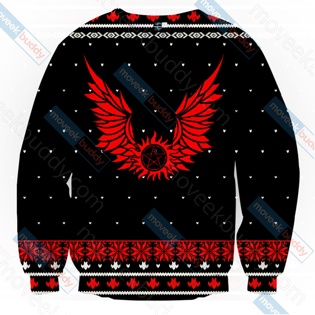 Supernatural Christmas Style Unisex 3D Sweater