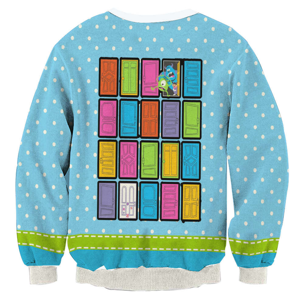 Monsters, Inc. Unisex 3D Sweater
