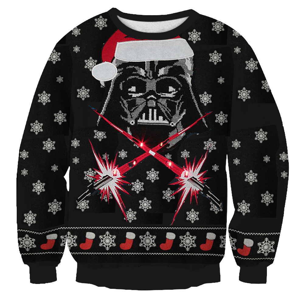 Star War Santa Clause Unisex 3D Sweater