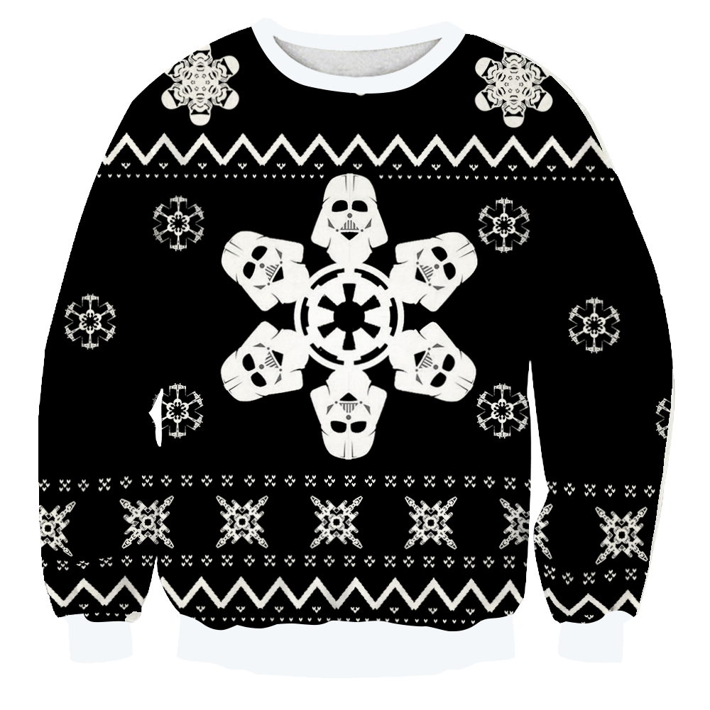 Star Wars Snow Flake Unisex 3D Sweater
