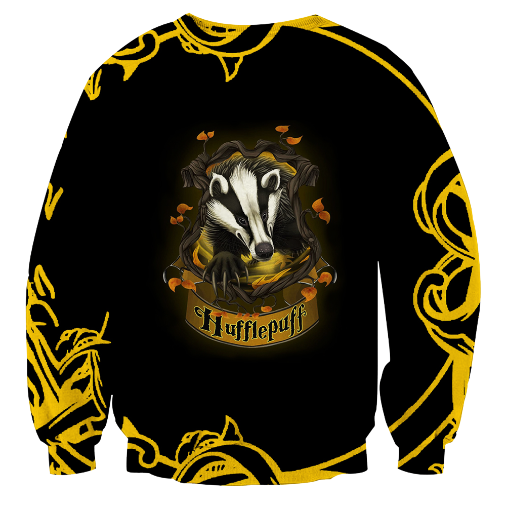 Loyal Like A Hufflepuff Harry Potter 3D Sweater