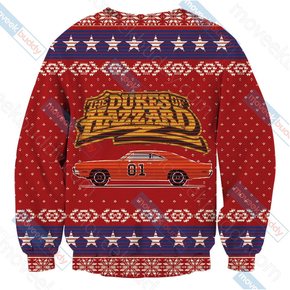 The Dukes Of Hazzard General Lee 3D Sweater