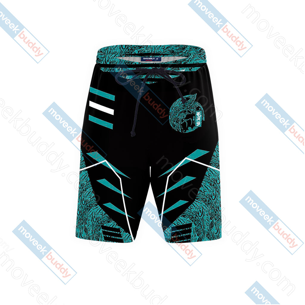 Godzilla - Mothra Beach Shorts