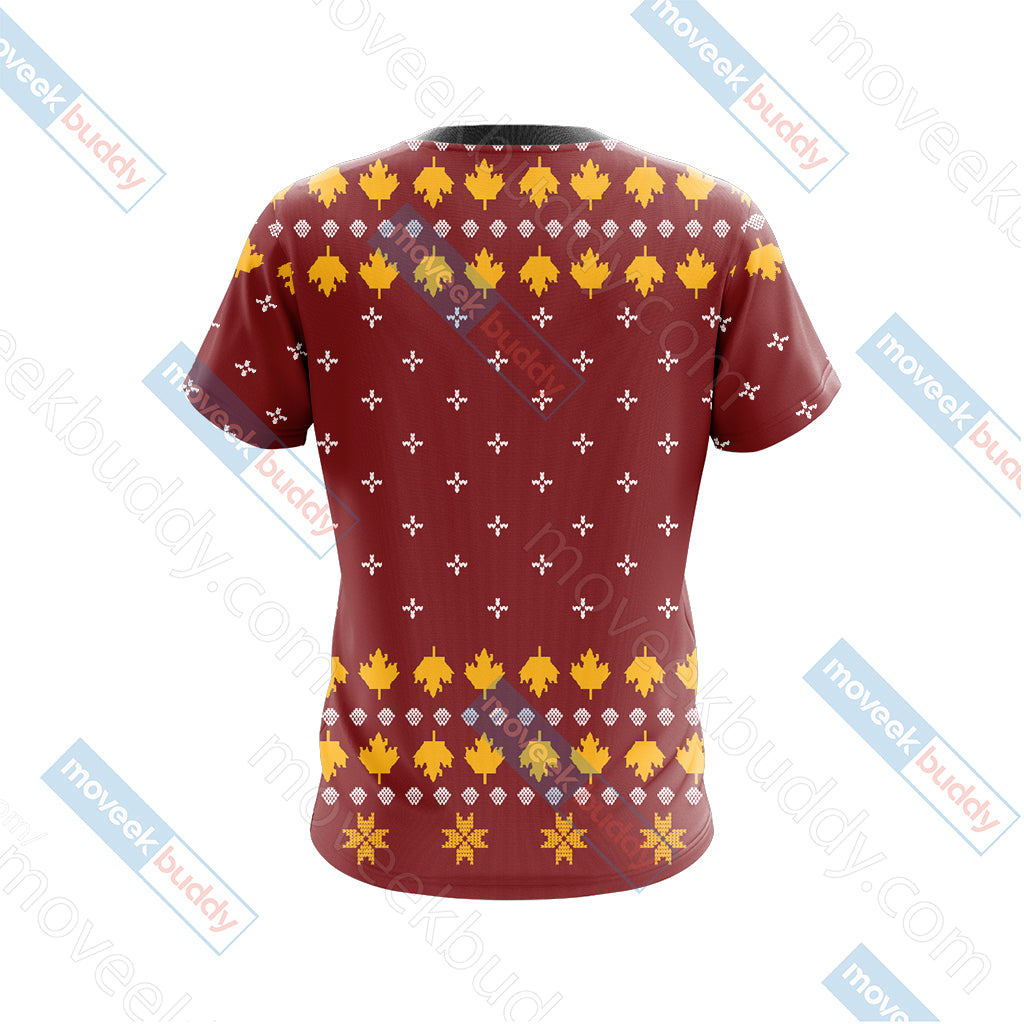 Letterkenny Knitting Style Unisex 3D T-shirt