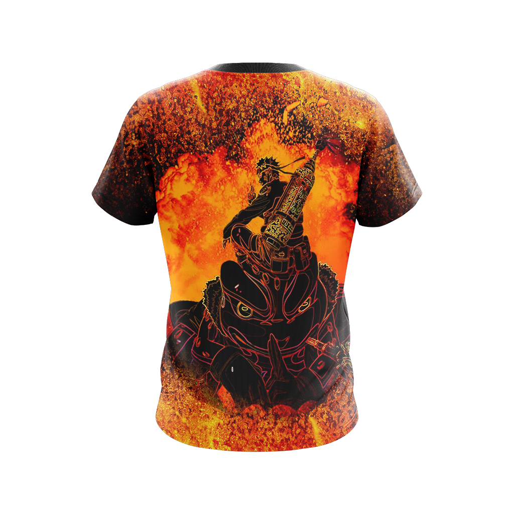 Naruto and Sage frog Unisex 3D T-shirt