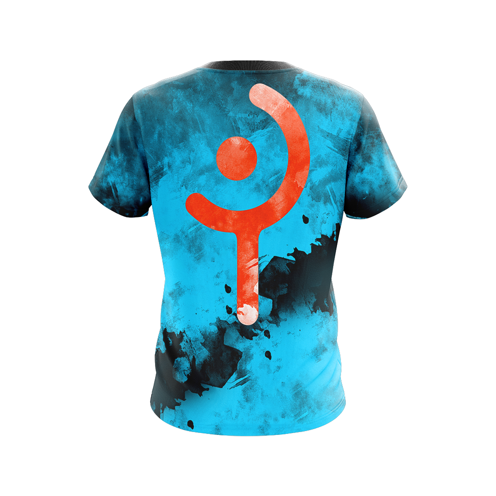 Final Fantasy XIV - Neon Class Emblem Unisex 3D T-shirt