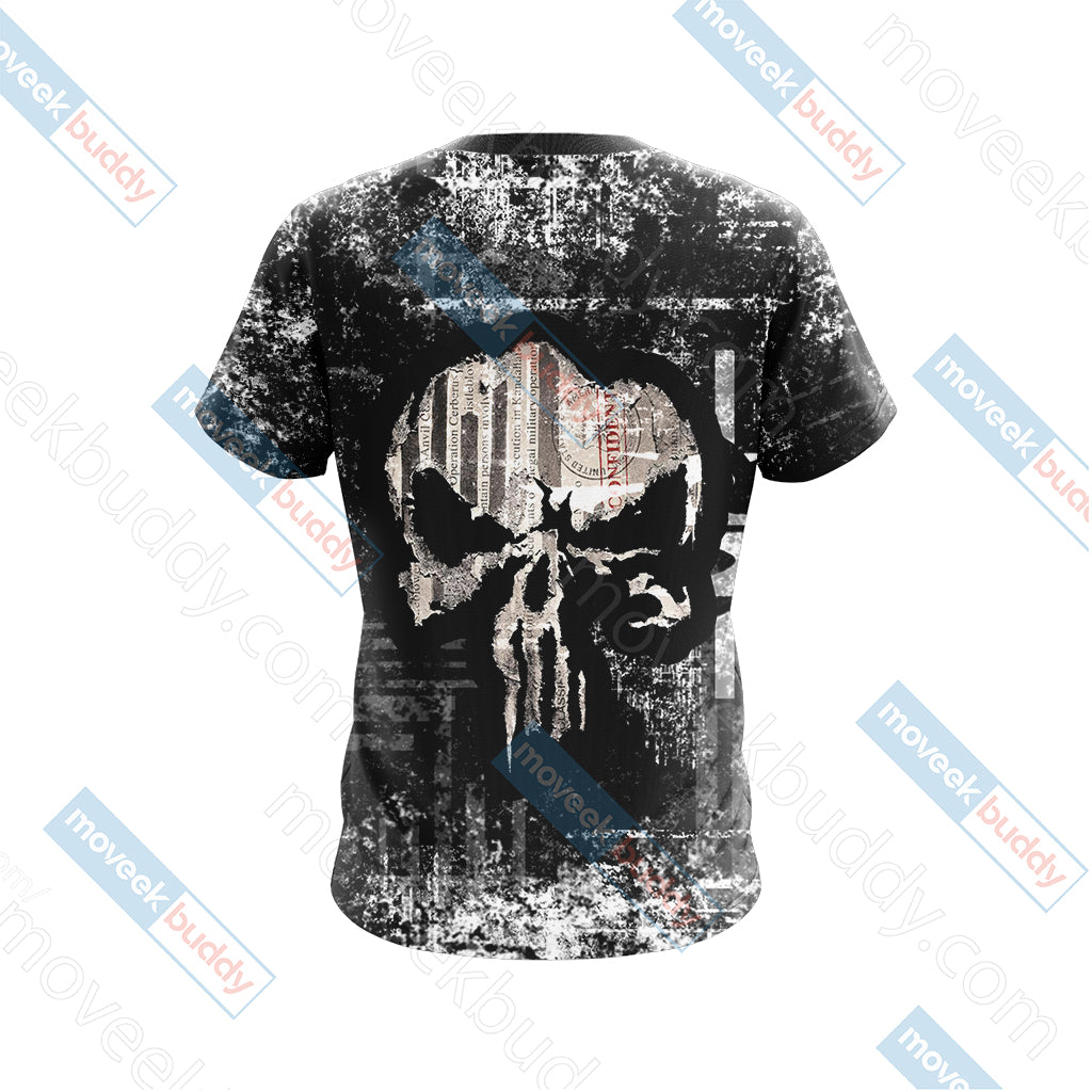 The Punisher New Version Unisex 3D T-shirt
