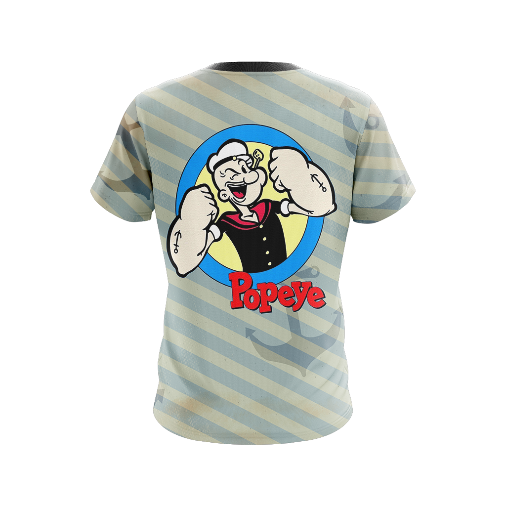 Popeye Characters New Unisex 3D T-shirt