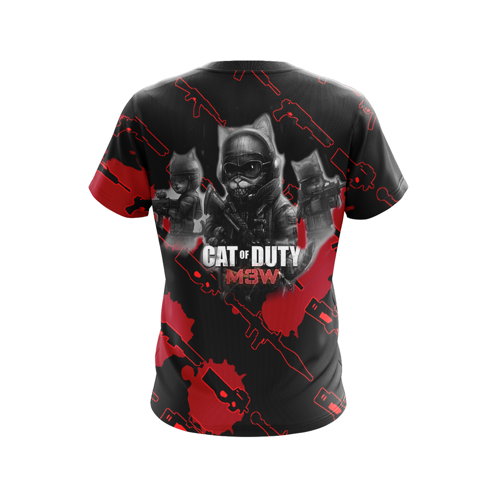 Call of Duty x Cats Unisex 3D T-shirt