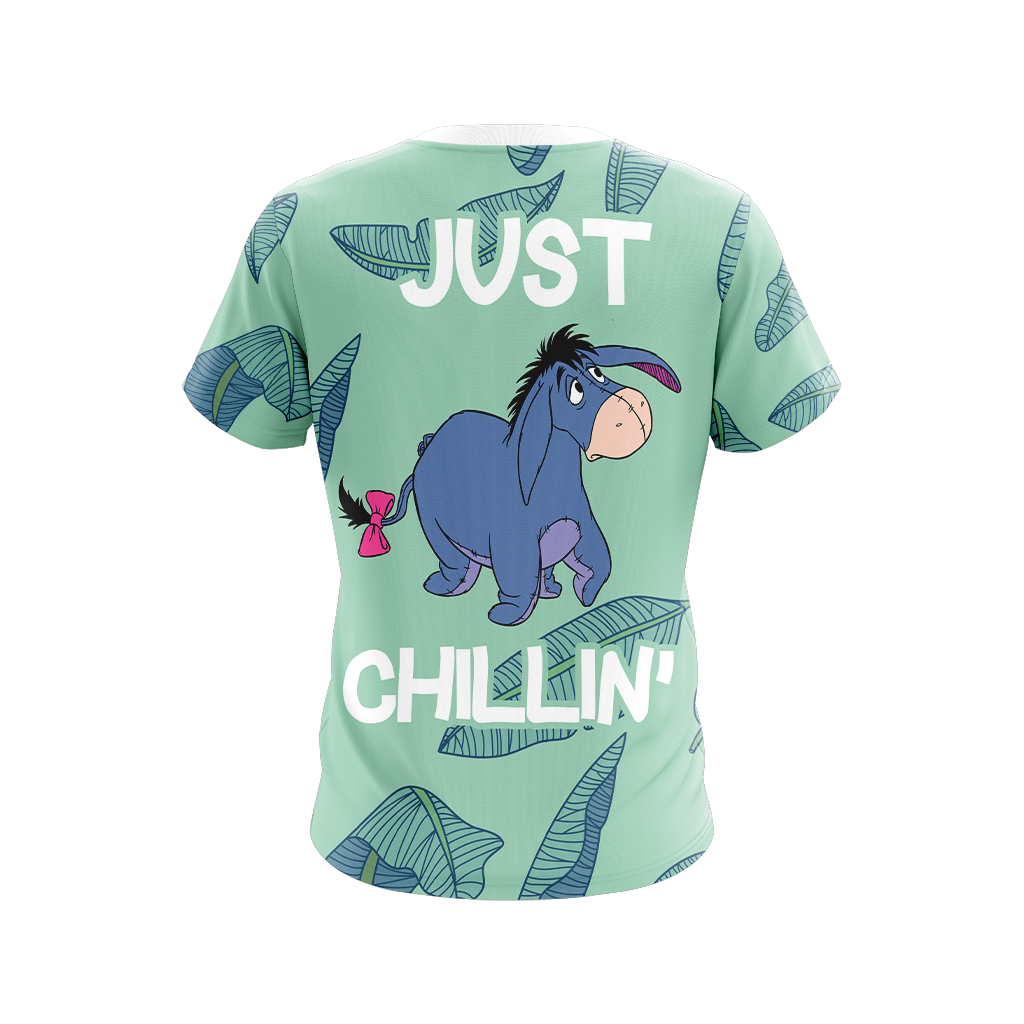 Eeyore Just Chillin Style Unisex 3D T-shirt