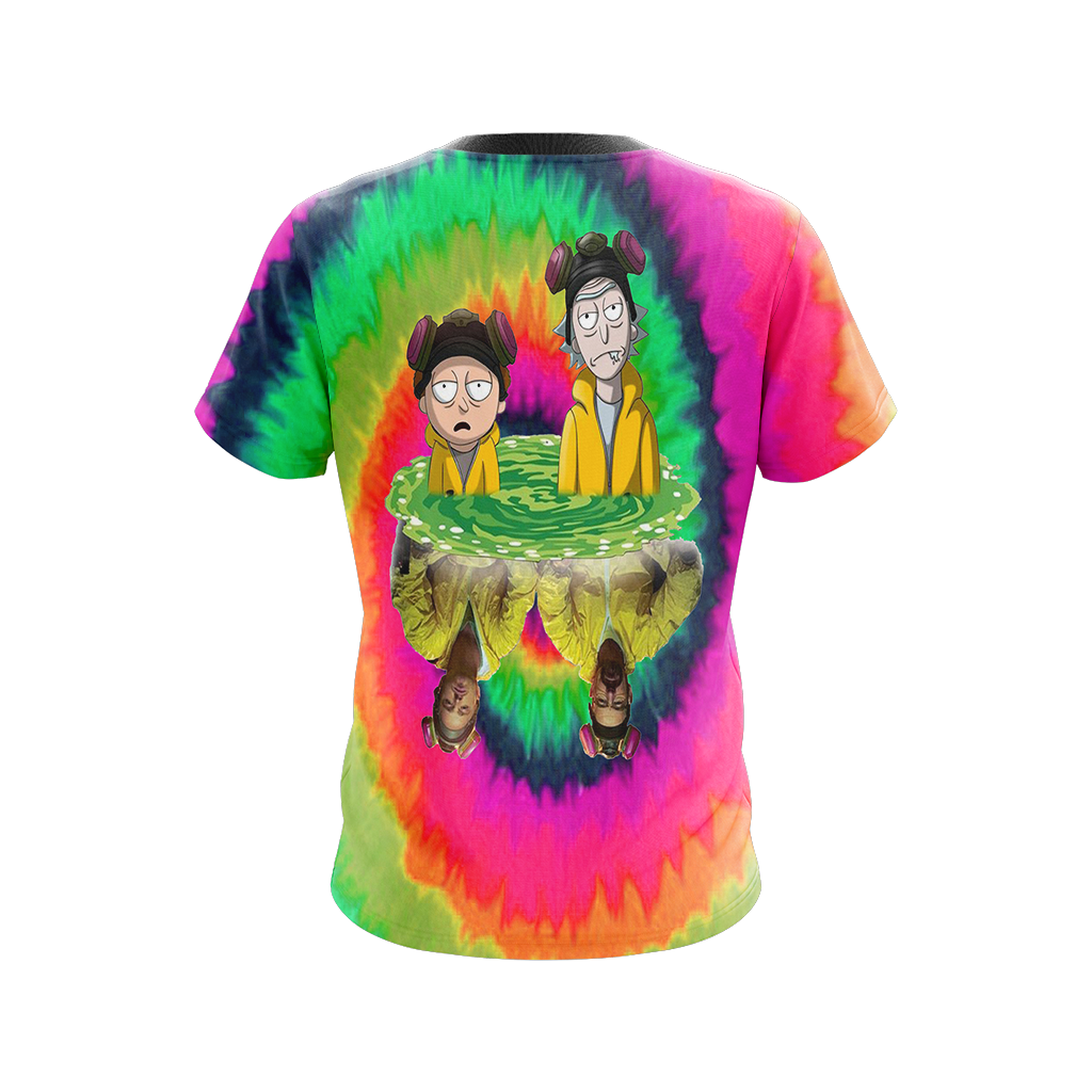 Breaking Bad x Rick and Morty Unisex 3D T-shirt