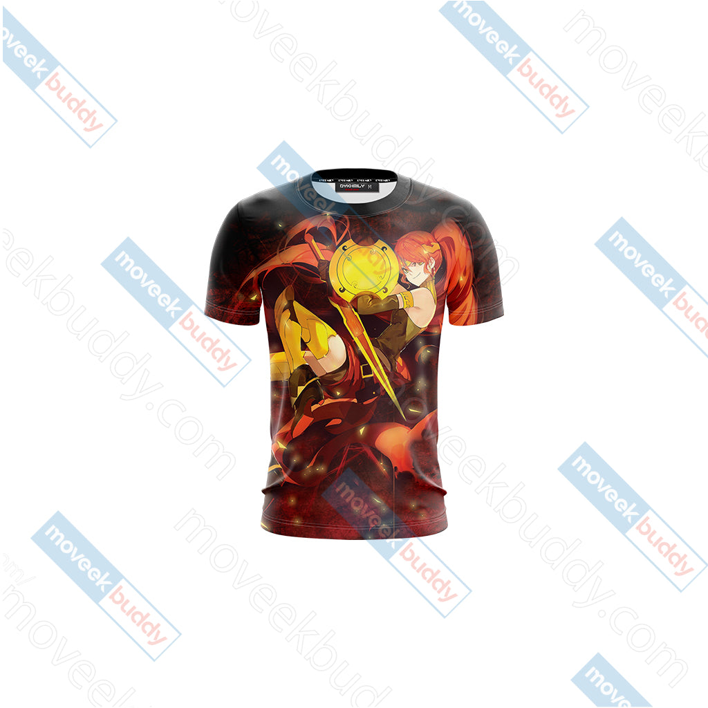 RWBY Pyrrha Nikos Unisex 3D T-shirt
