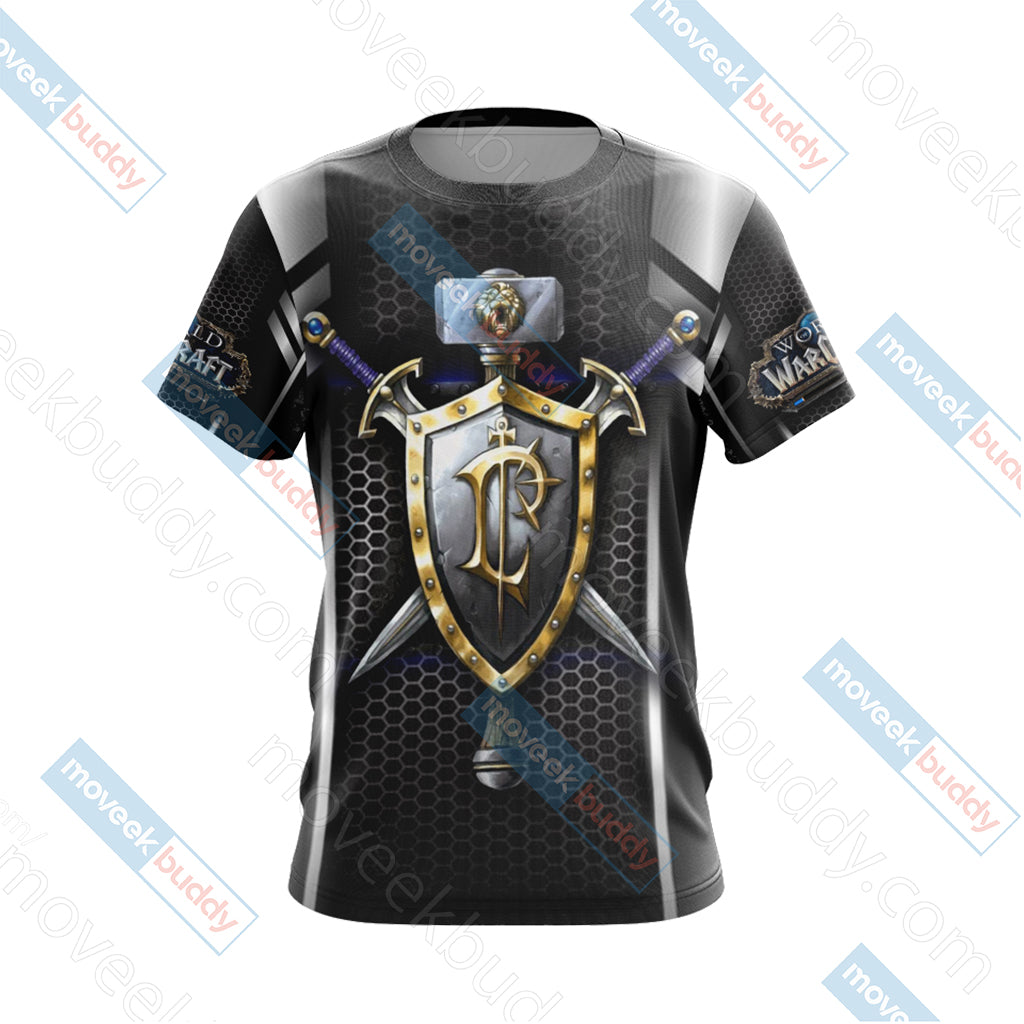 World Of Warcraft - For the Alliance New Look Unisex 3D T-shirt