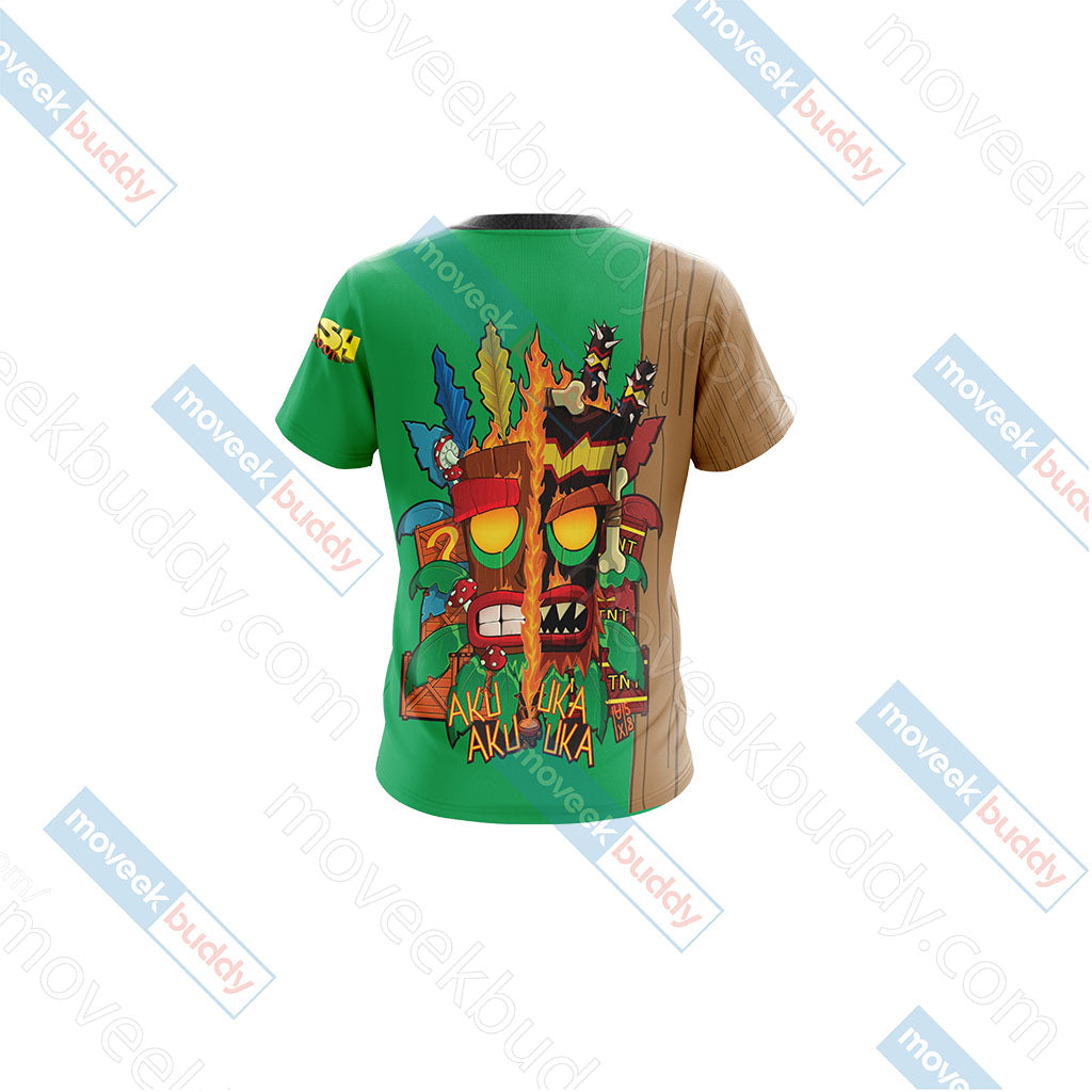 Crash Bandicoot New Unisex 3D T-shirt