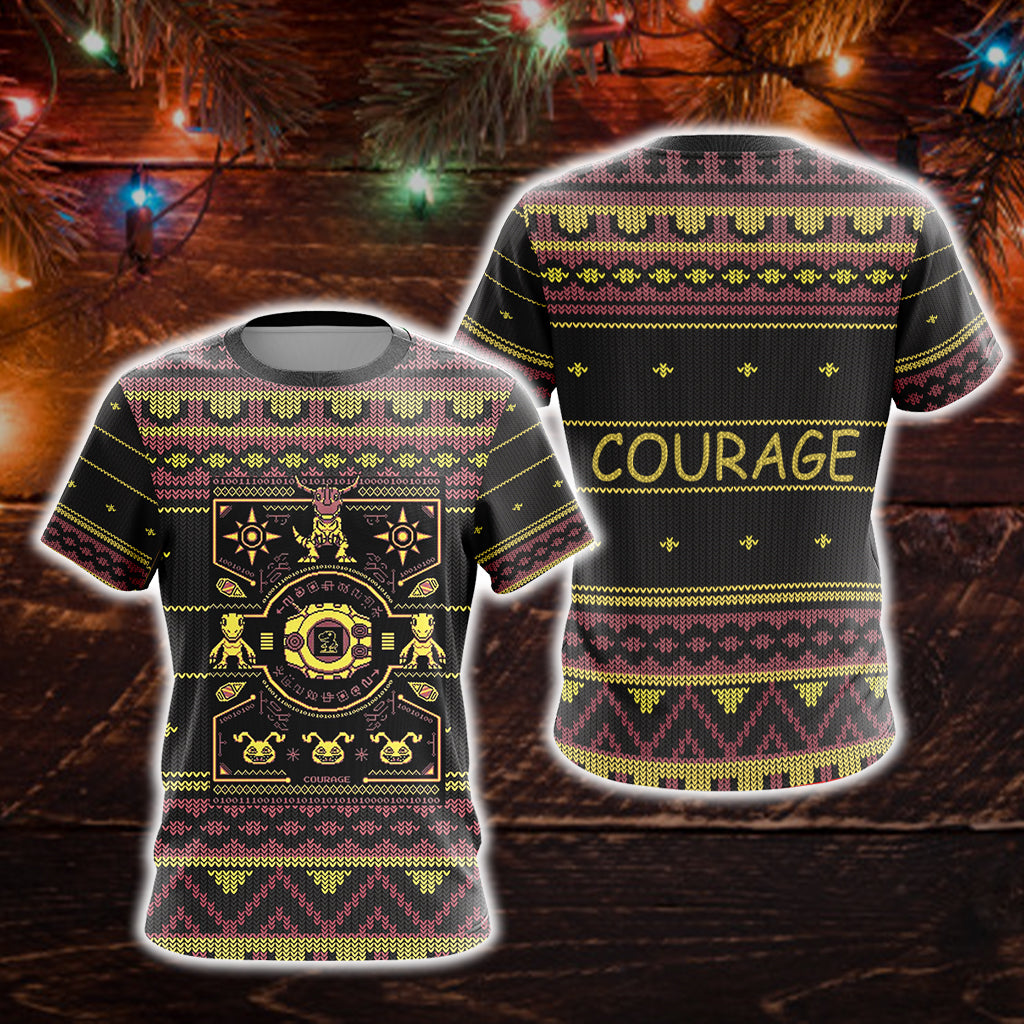 Digimon - Courage New Collection Unisex 3D T-shirt S