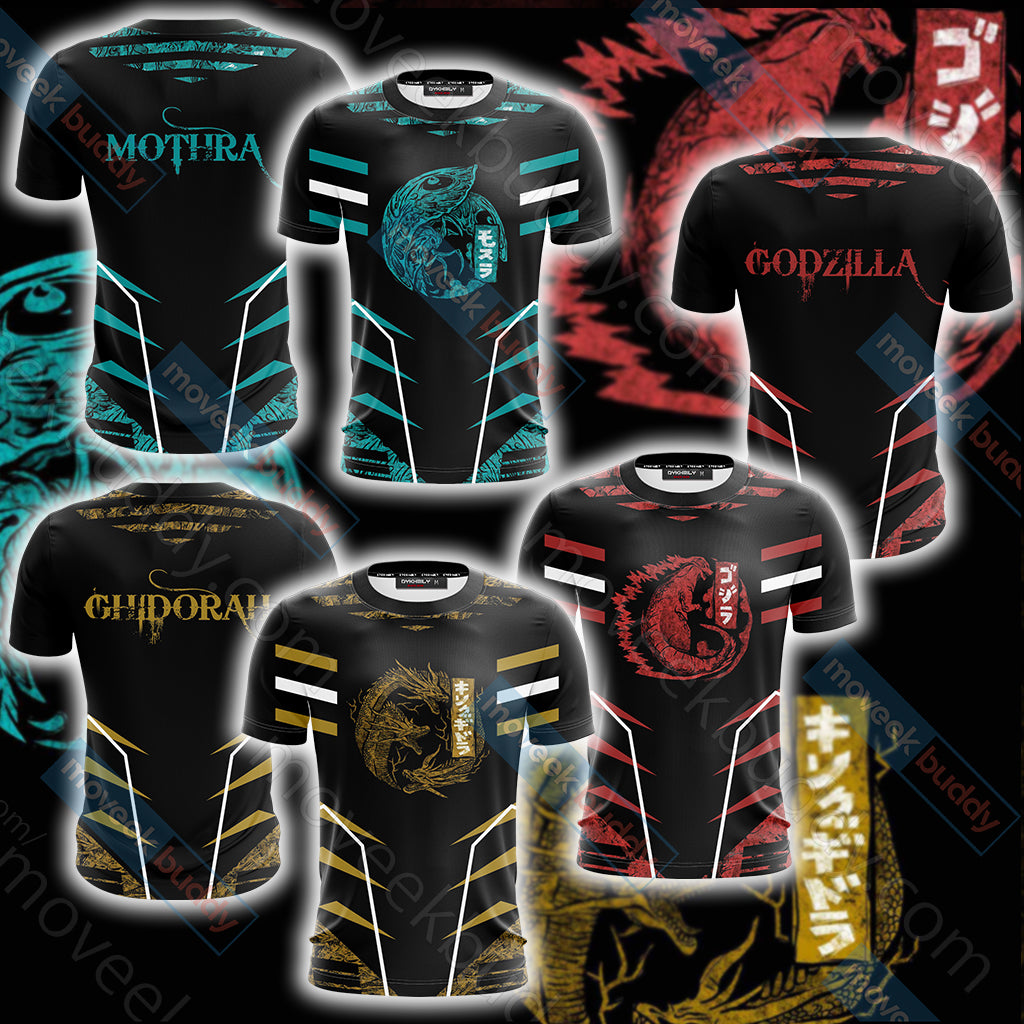 Godzilla - Mothra Unisex 3D T-shirt