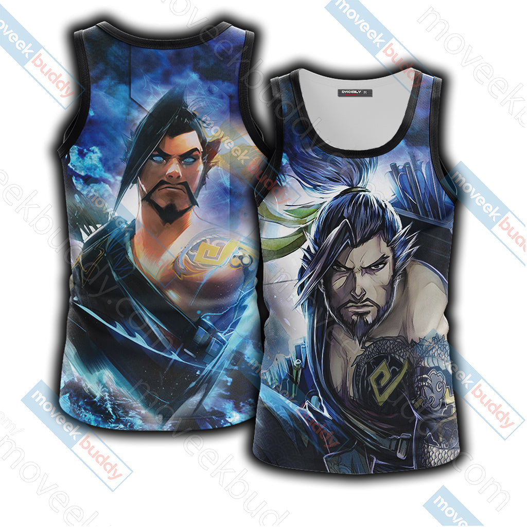 Overwatch - Hanzo New Version Unisex 3D T-shirt Tank Top S