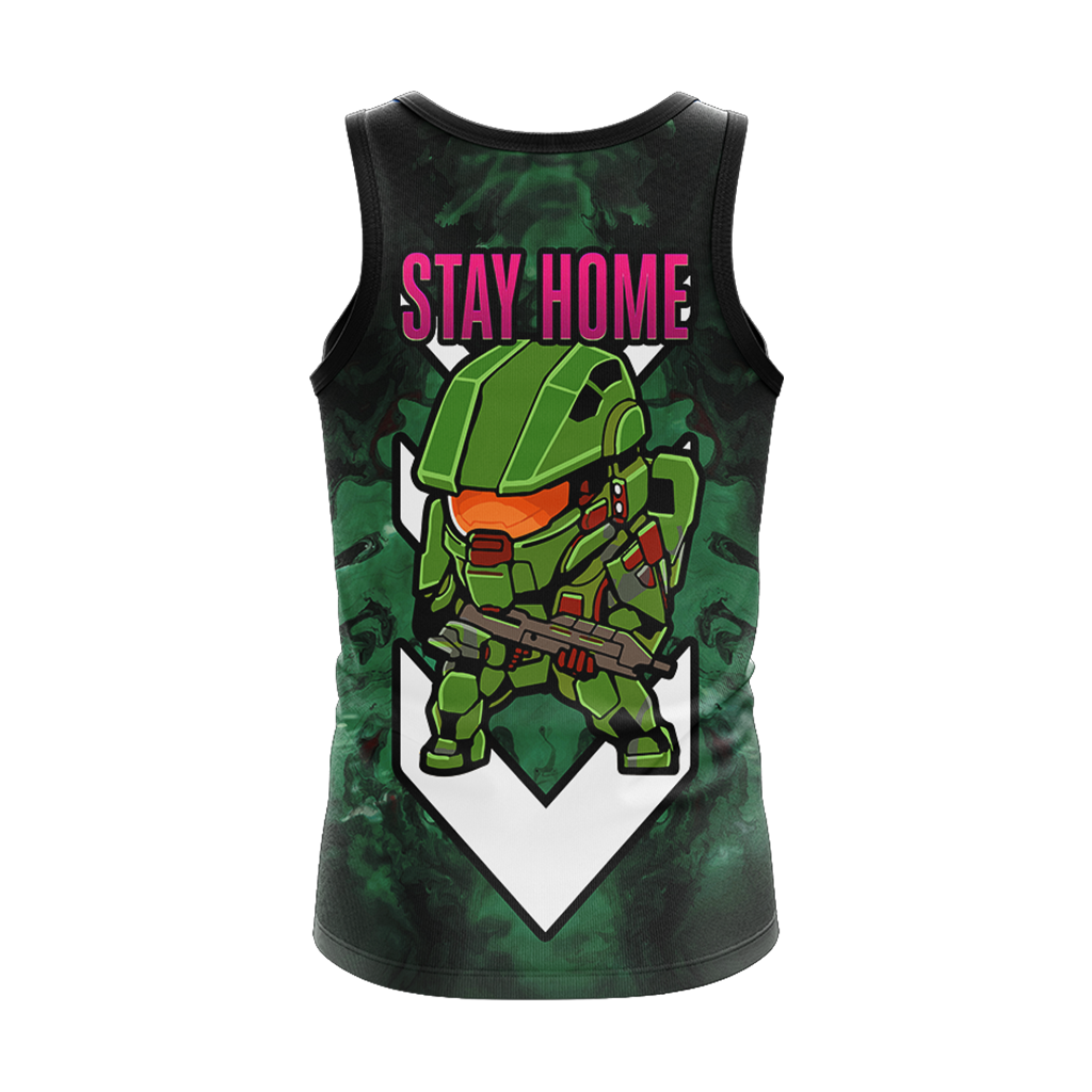 Halo: Combat Evolved - Be a hero. Stay home Unisex 3D T-shirt