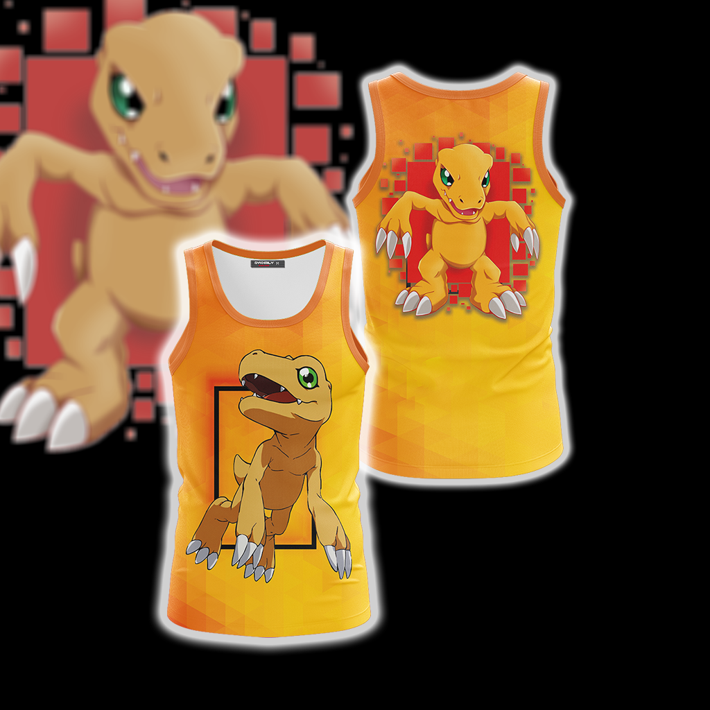 Digimon - Greymon Unisex 3D T-shirt Tank Top S