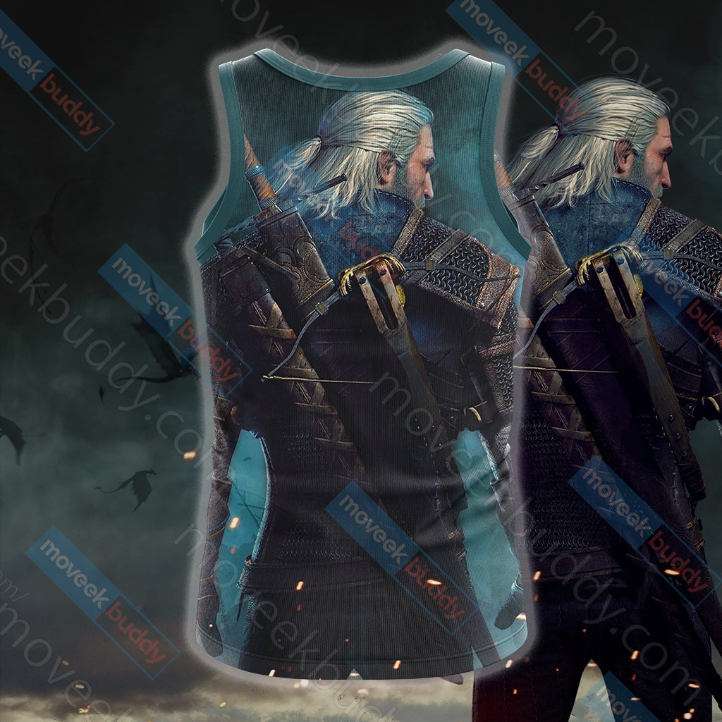 The Witcher: Wild Hunt Geralt of Rivia Unisex 3D T-shirt